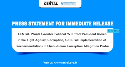 CENTAL Wants Greater Political Will from President Boakai in the Fight Against Corruption, Calls Full Implementation of Recommendations in Ombudsman Corruption Allegation Probe